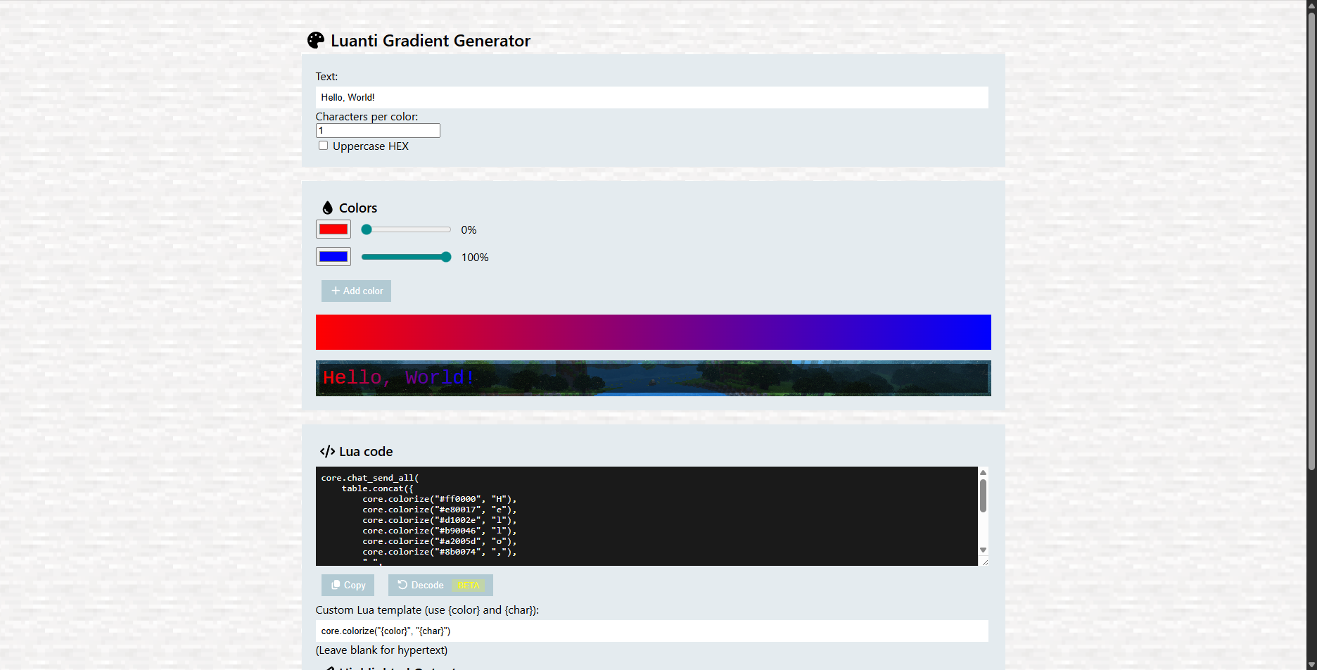 Luanti Gradient Generator
